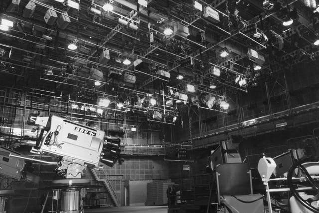 Memory palace: one of the studios at the BBC Television Centre in White City in 1960 