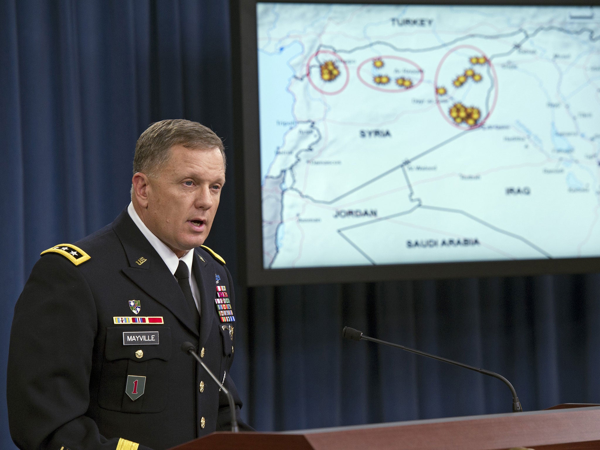 Army Lt. Gen. William Mayville said that the Khorasan Group was nearing the execution phase of an attack either in Europe or the homeland."