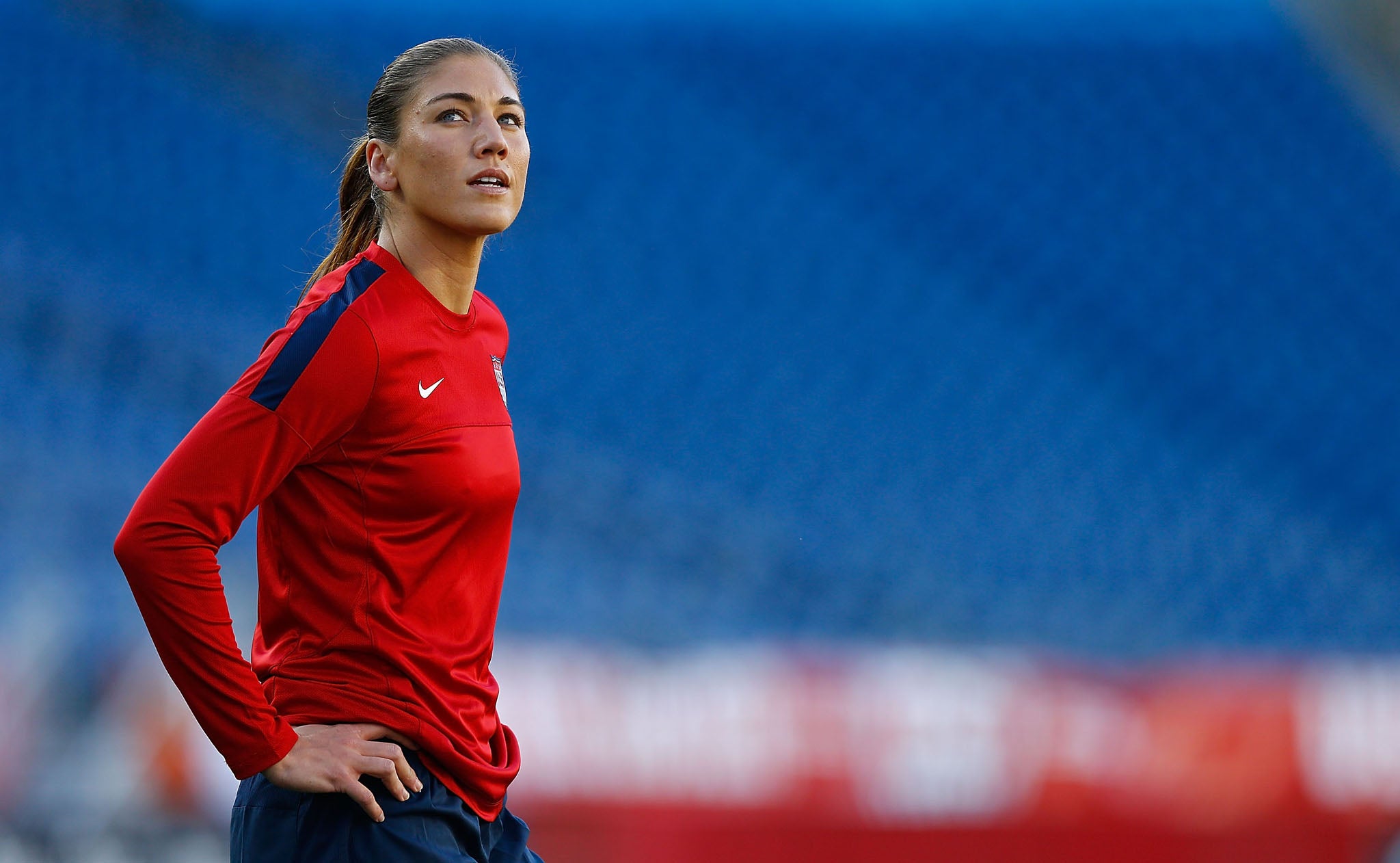 Hope Solo, US soccer player who was among those recently targeted by 4Chan photo hackers, is currently awaiting trial on domestic abuse charges