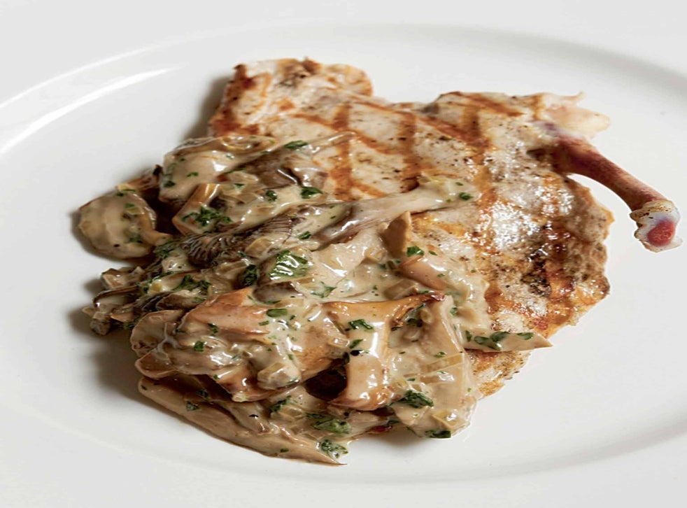 Mark Hix recipe Chicken escalope with creamed wild mushrooms The Independent The Independent