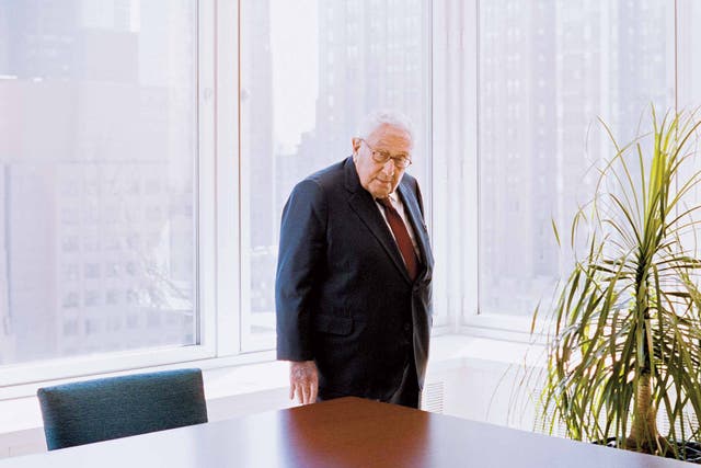 Henry Kissinger: the aura of power is unmistakable