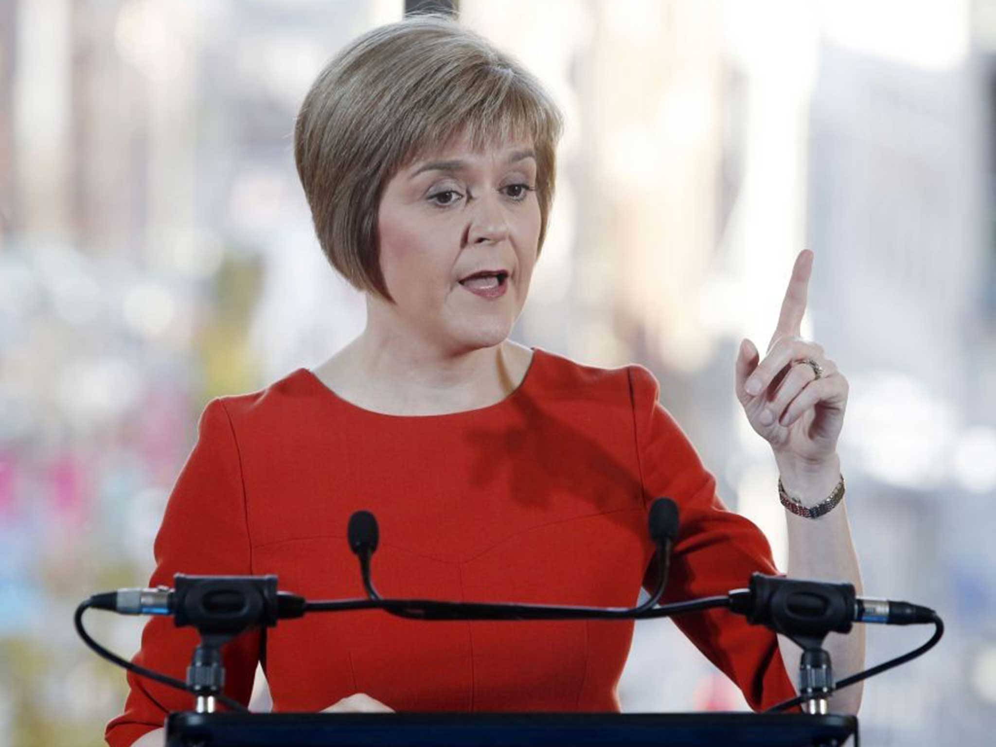 Nicola Sturgeon is Scotland's First Minister