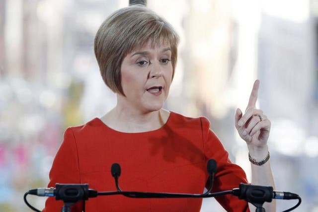 Scottish First Minister-in-waiting Nicola Sturgeon