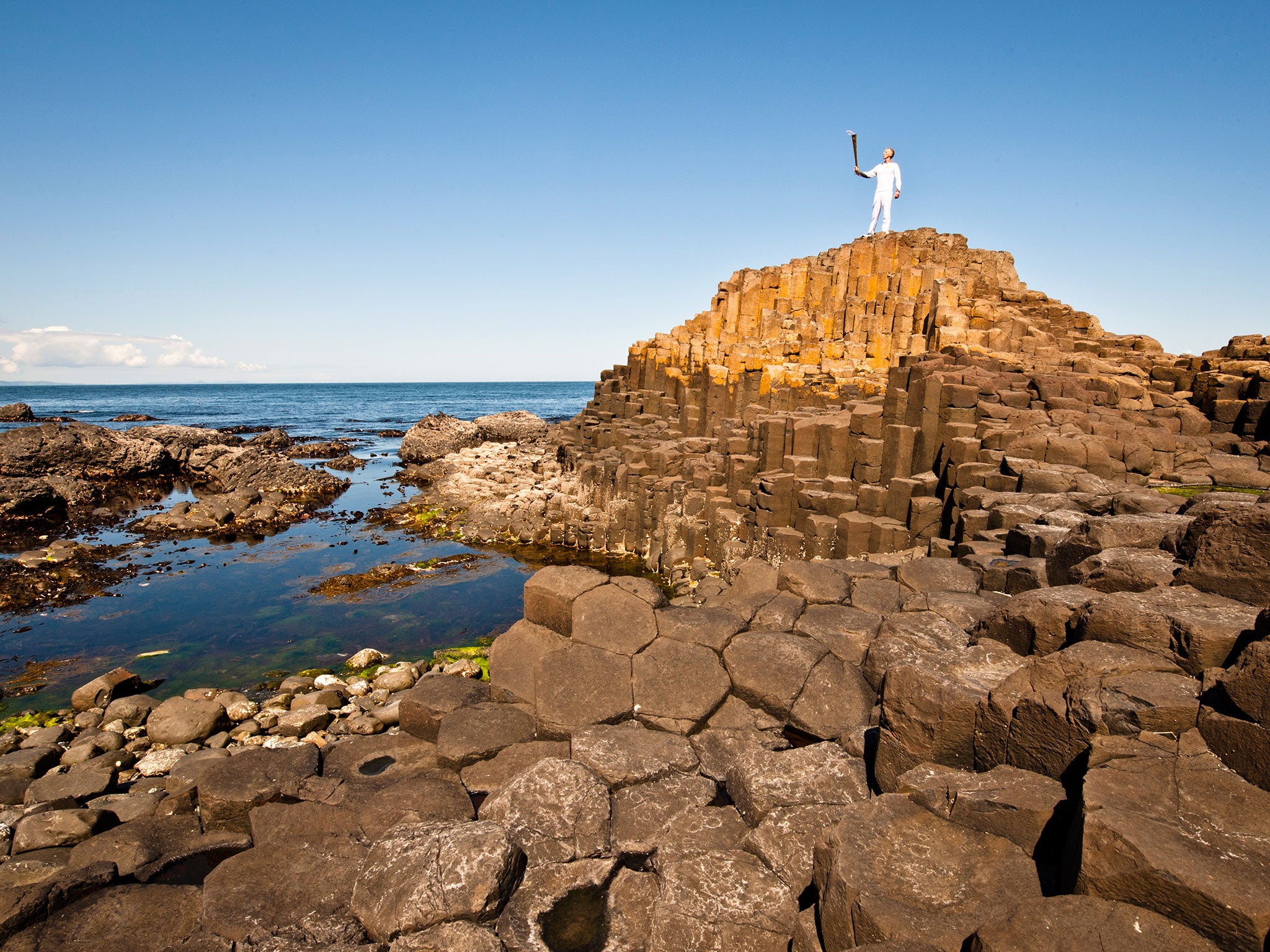 The Giant's Causeway in County Antrim, Northern Ireland