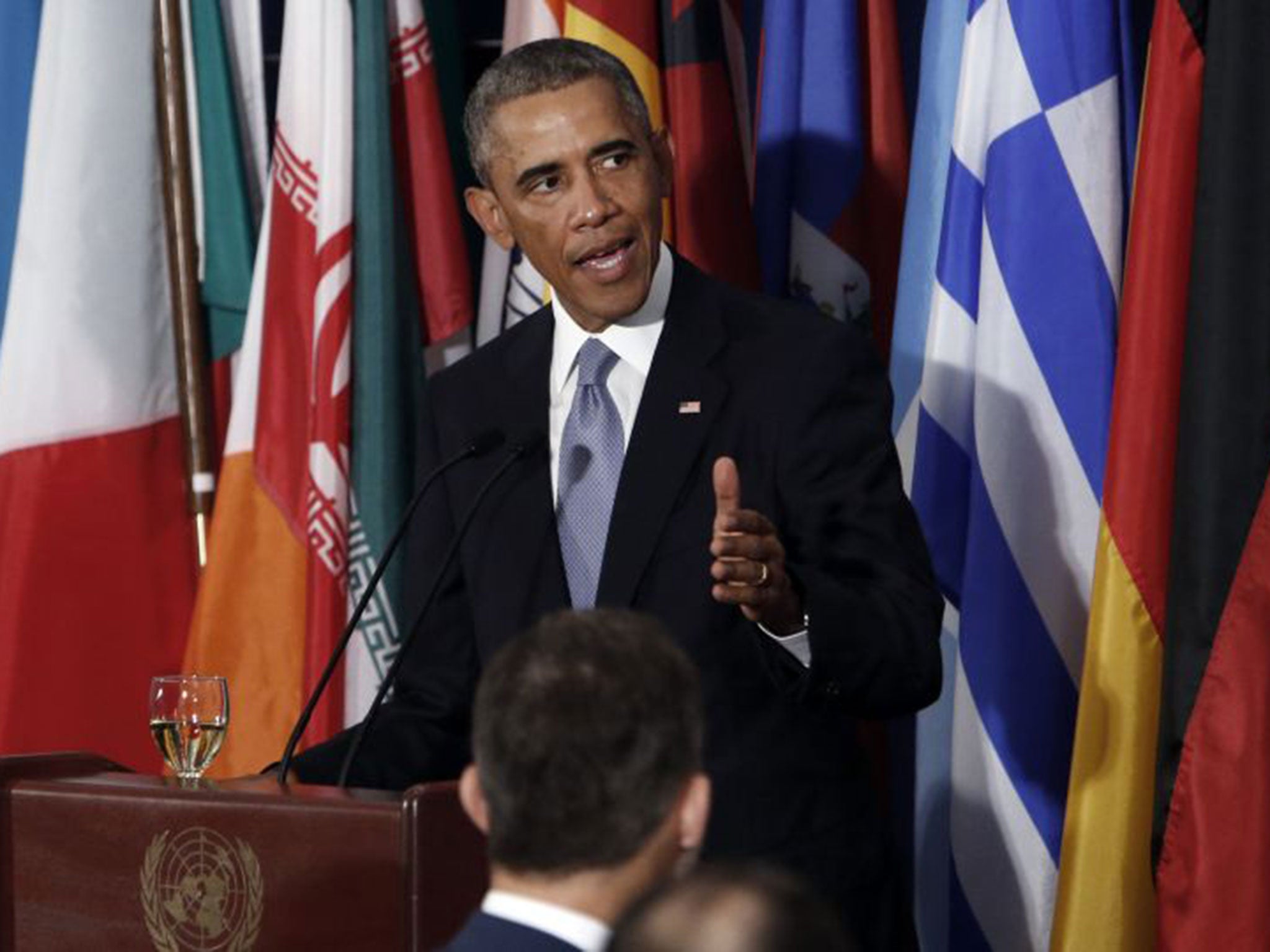 Mr Obama was uncompromising in his condemnation of ISIS in his address