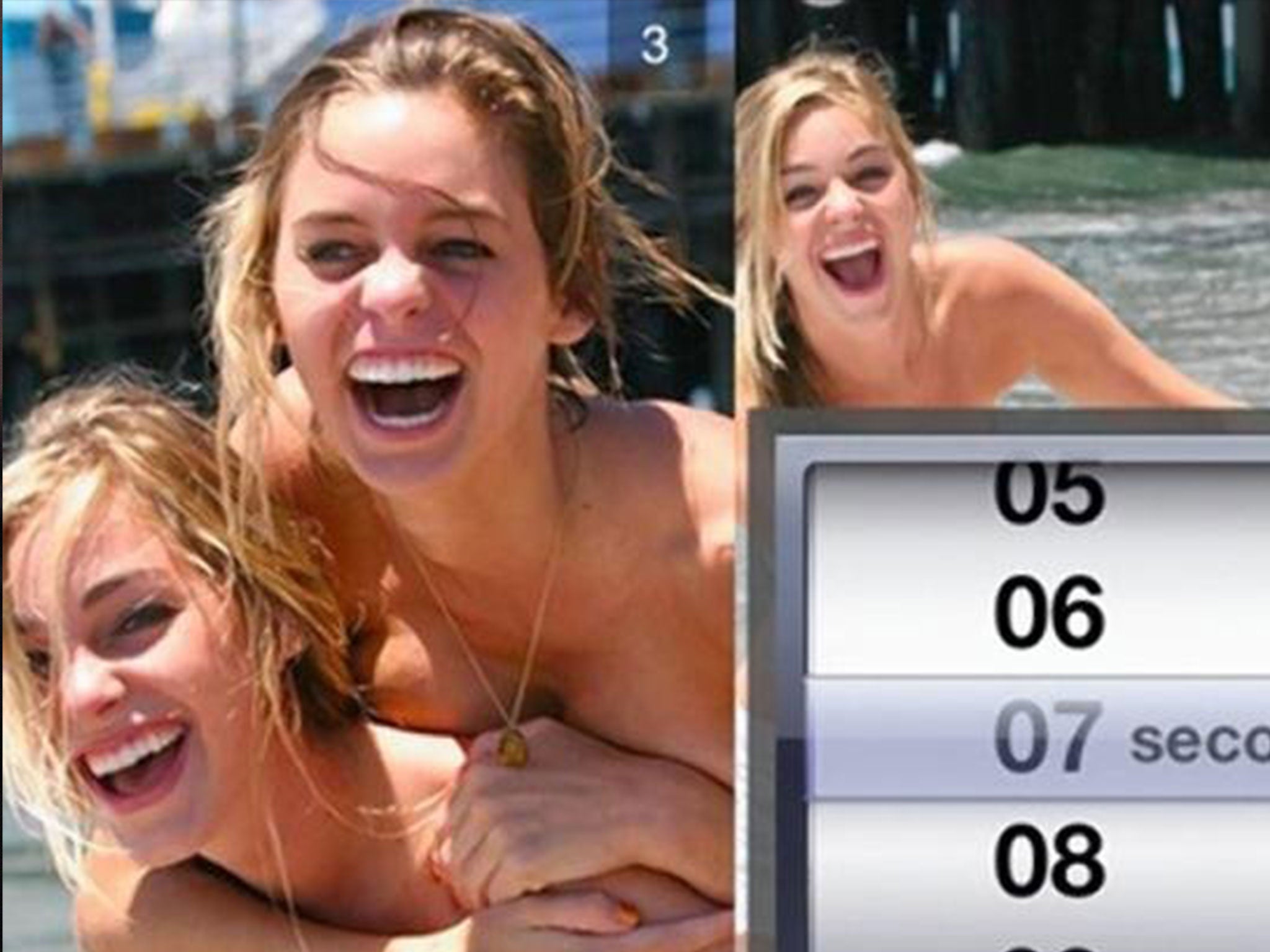 Sarah and Elizabeth Turner in the original Picaboo snaps