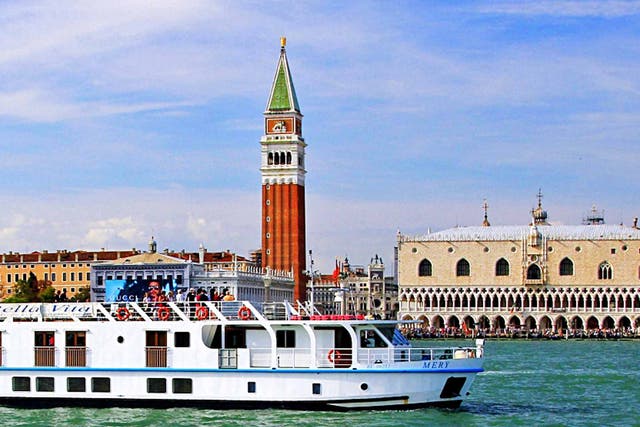Shore thing: La Bella Vita cruising through Venice