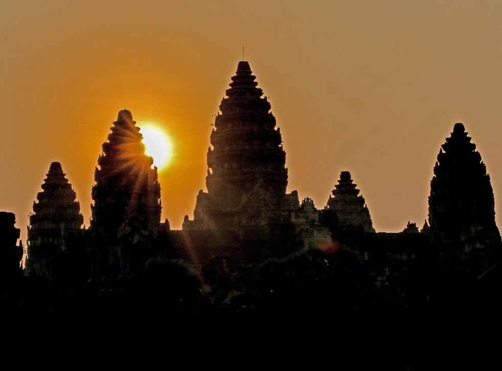 The shimmering spires of Angkor Wat, Cambodia