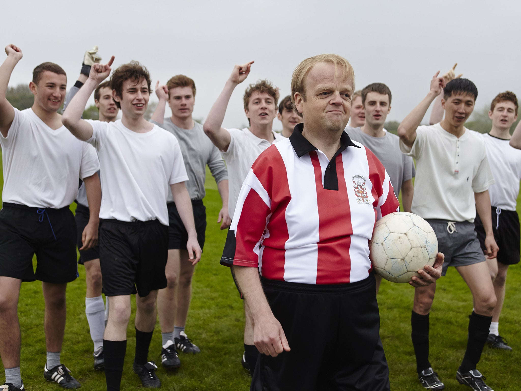Having a ball: Toby Jones as Neil Baldwin in ‘Marvellous’