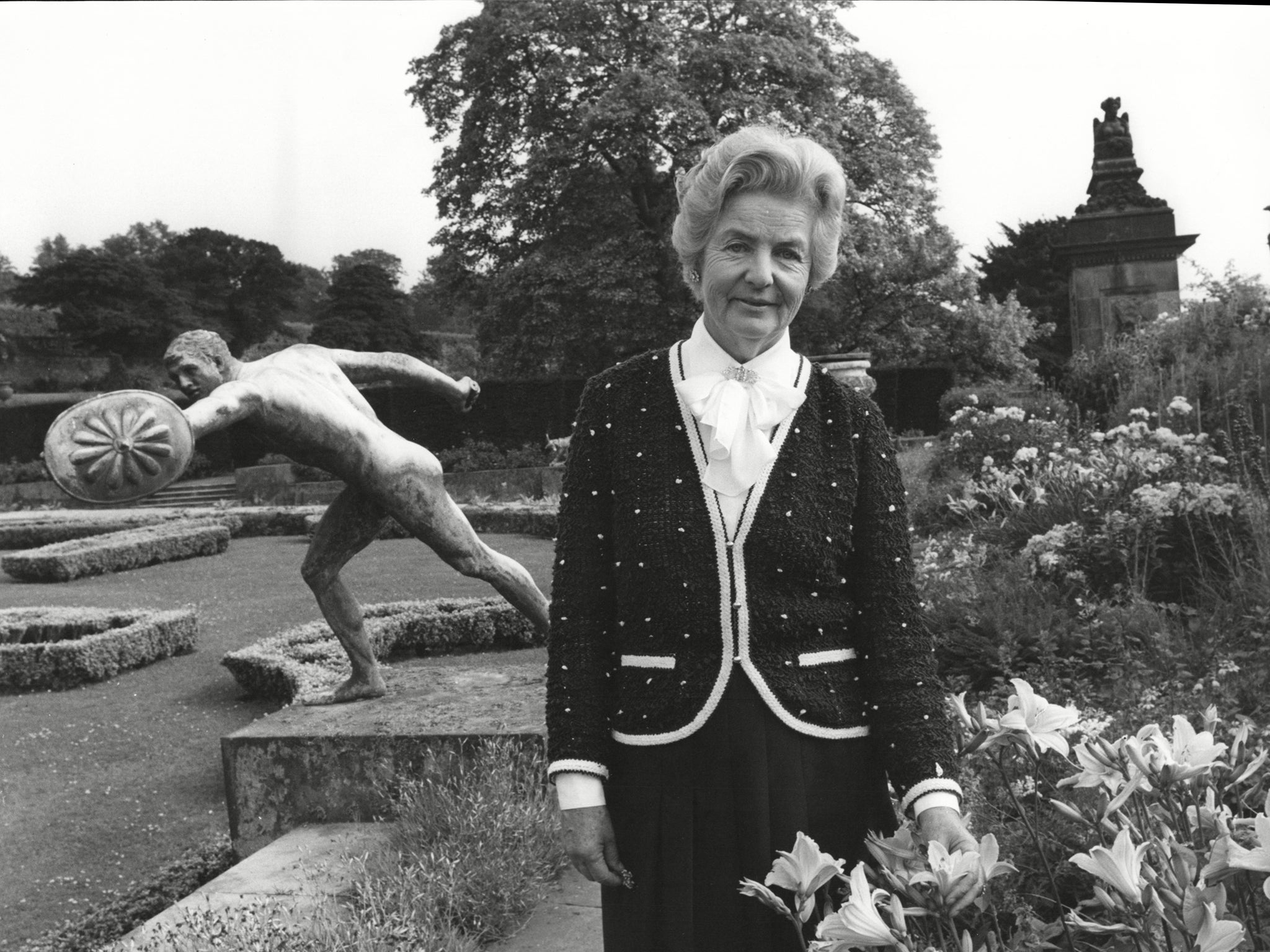 The Duchess Of Devonshire At Chatsworth House