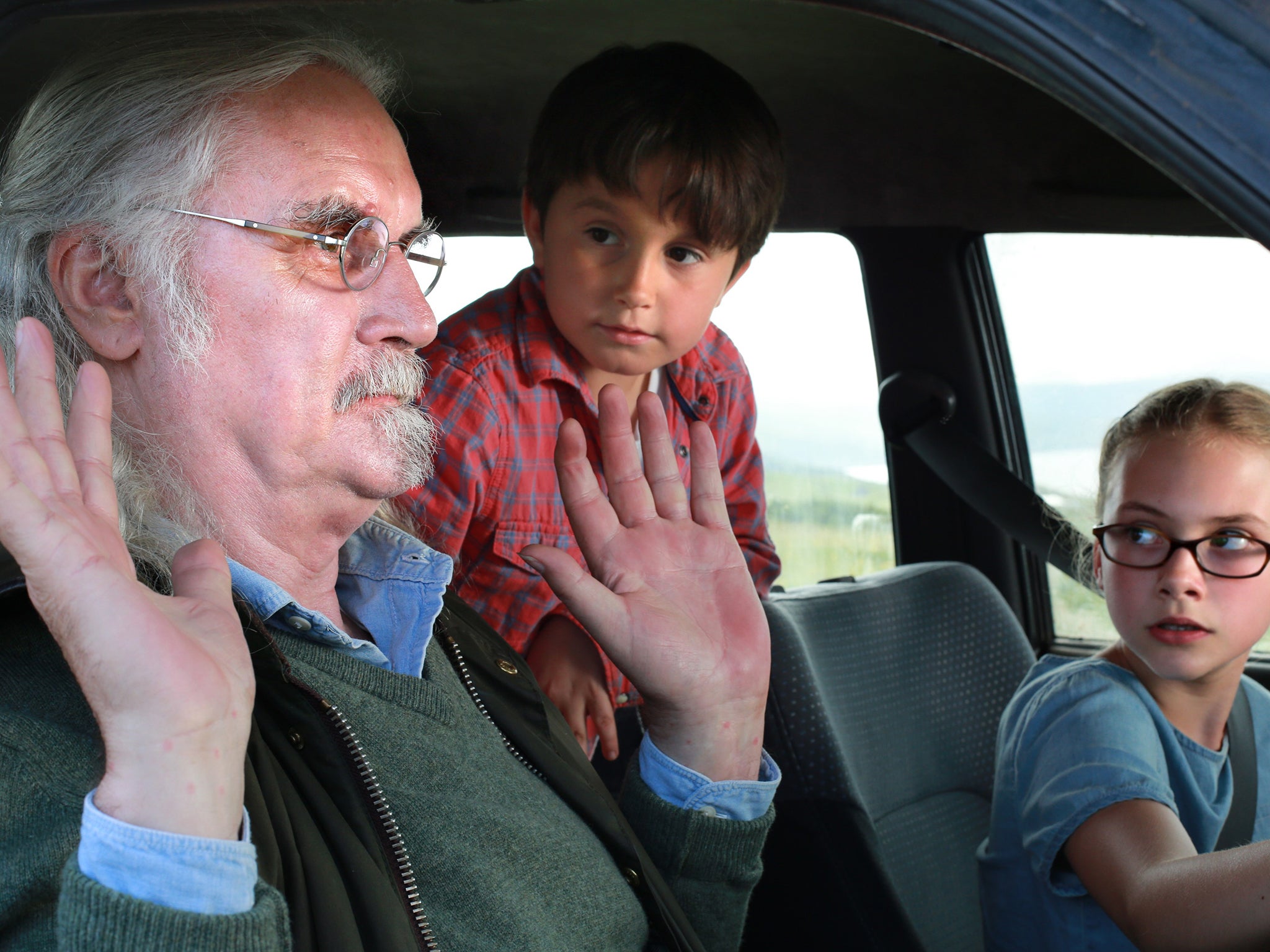 On the road: Billy Connolly in ‘What We Did on Our Holiday’