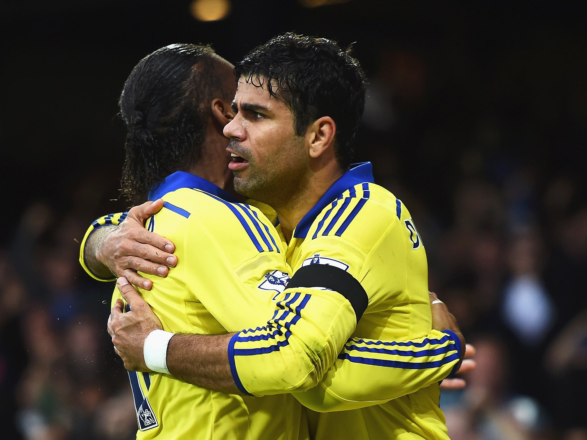 Didier Drogba and Diego Costa