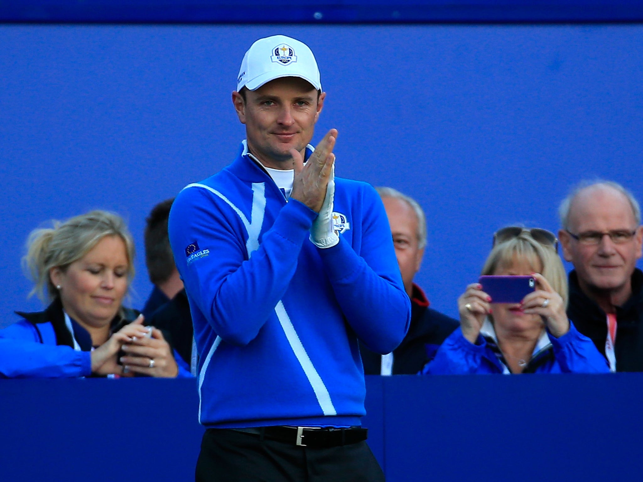 Justin Rose at the Ryder Cup