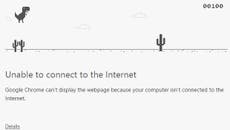 Google Chrome's 'Unable to connect to the Internet' page has a hidden