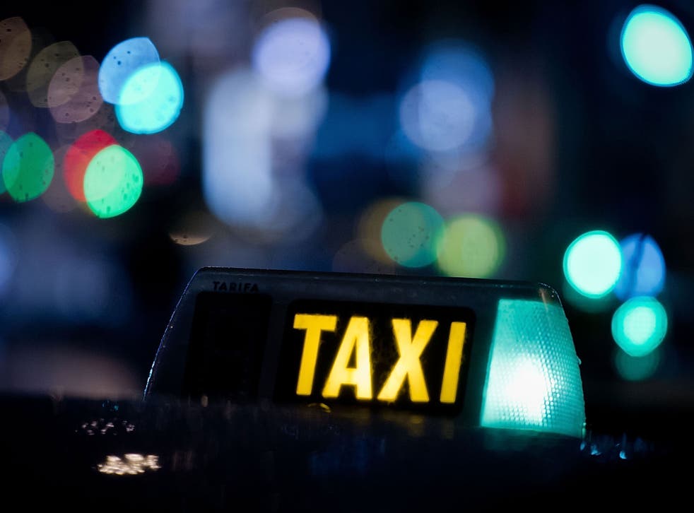 TFL advises people only to travel in black cabs or minicabs booked with a licensed company