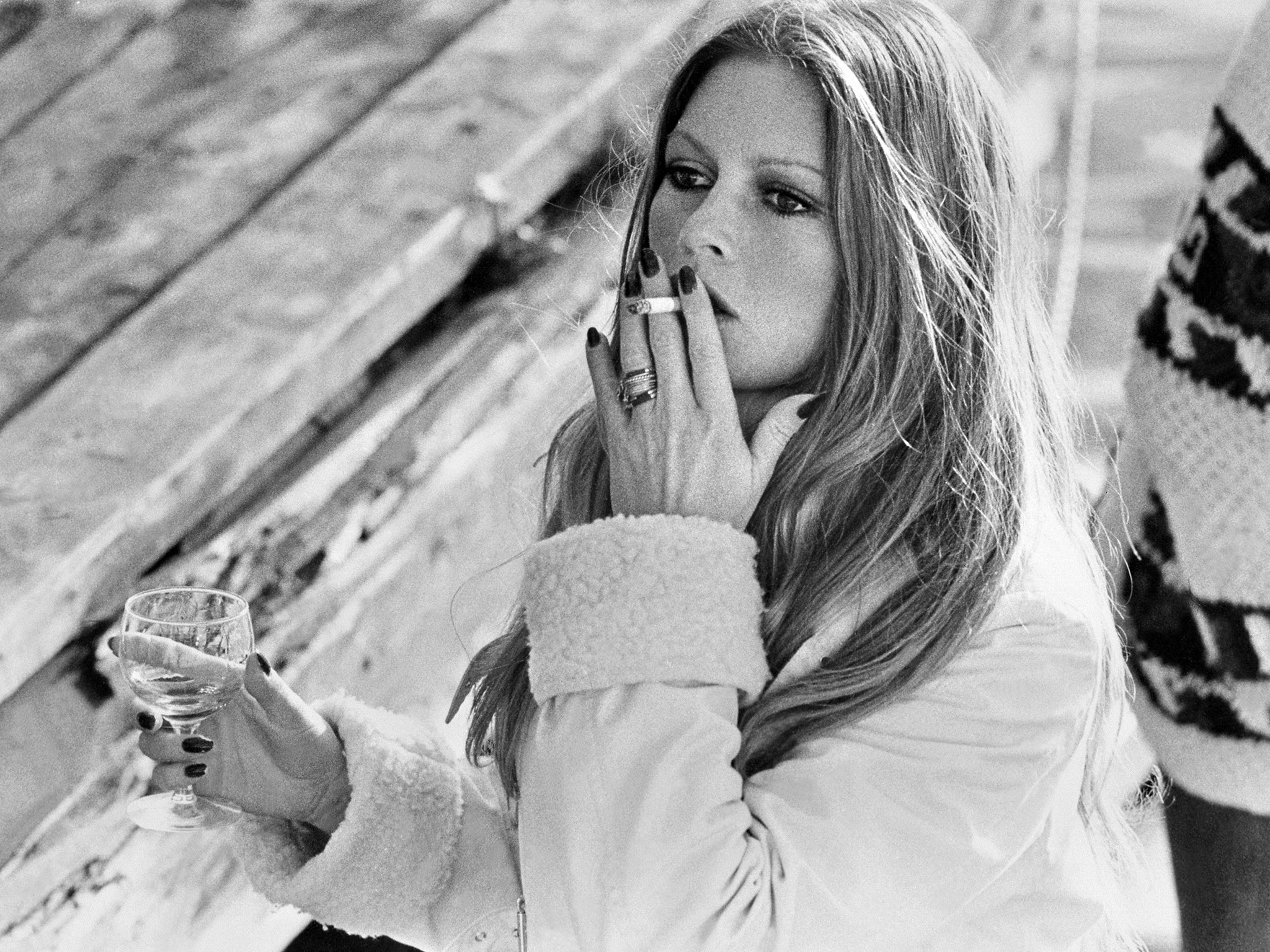 French actress Brigitte Bardot smokes a cigarette - scenes like this could soon be a thing of the past