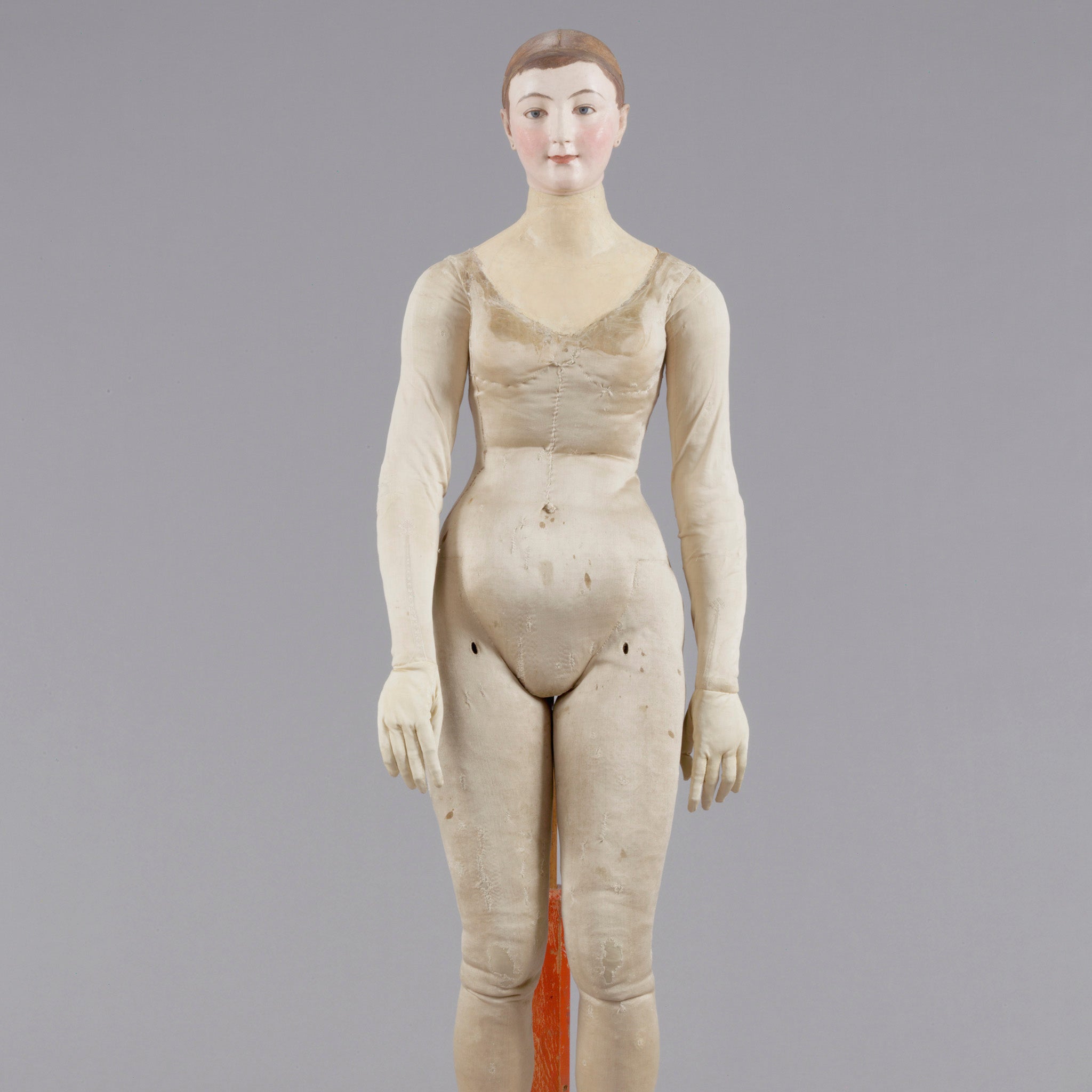 Paul Huot Female Mannequin, c. 1816. Mannequins exhibition at the Fitzwilliam Museum in Cambridge (press image from Lucy Theobald)