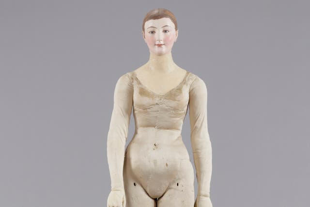 Paul Huot Female Mannequin, c. 1816. Mannequins exhibition at the Fitzwilliam Museum in Cambridge (press image from  Lucy Theobald)