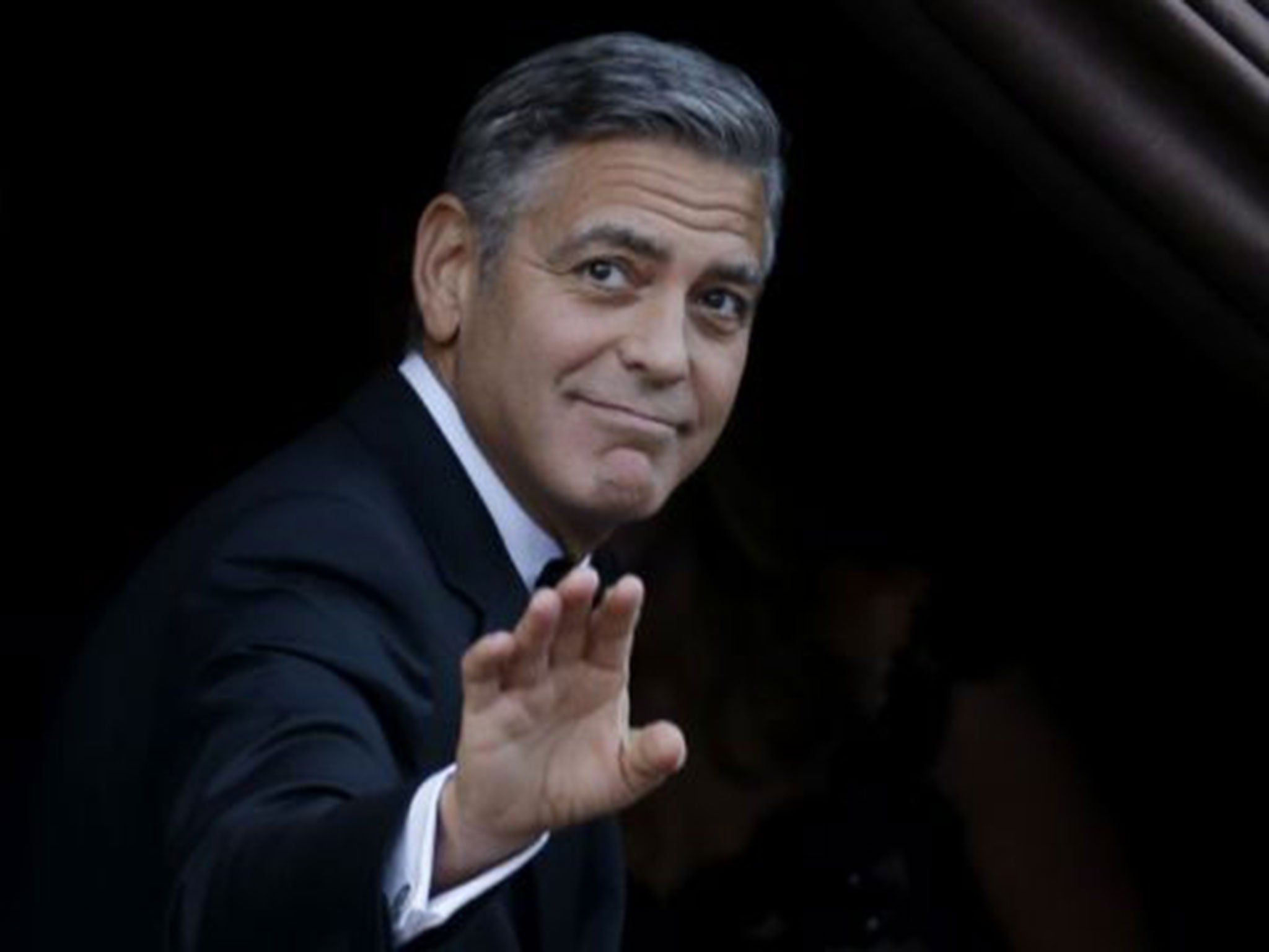 Clooney said the hysteria surrounding the billionaire property mogul would eventually die down