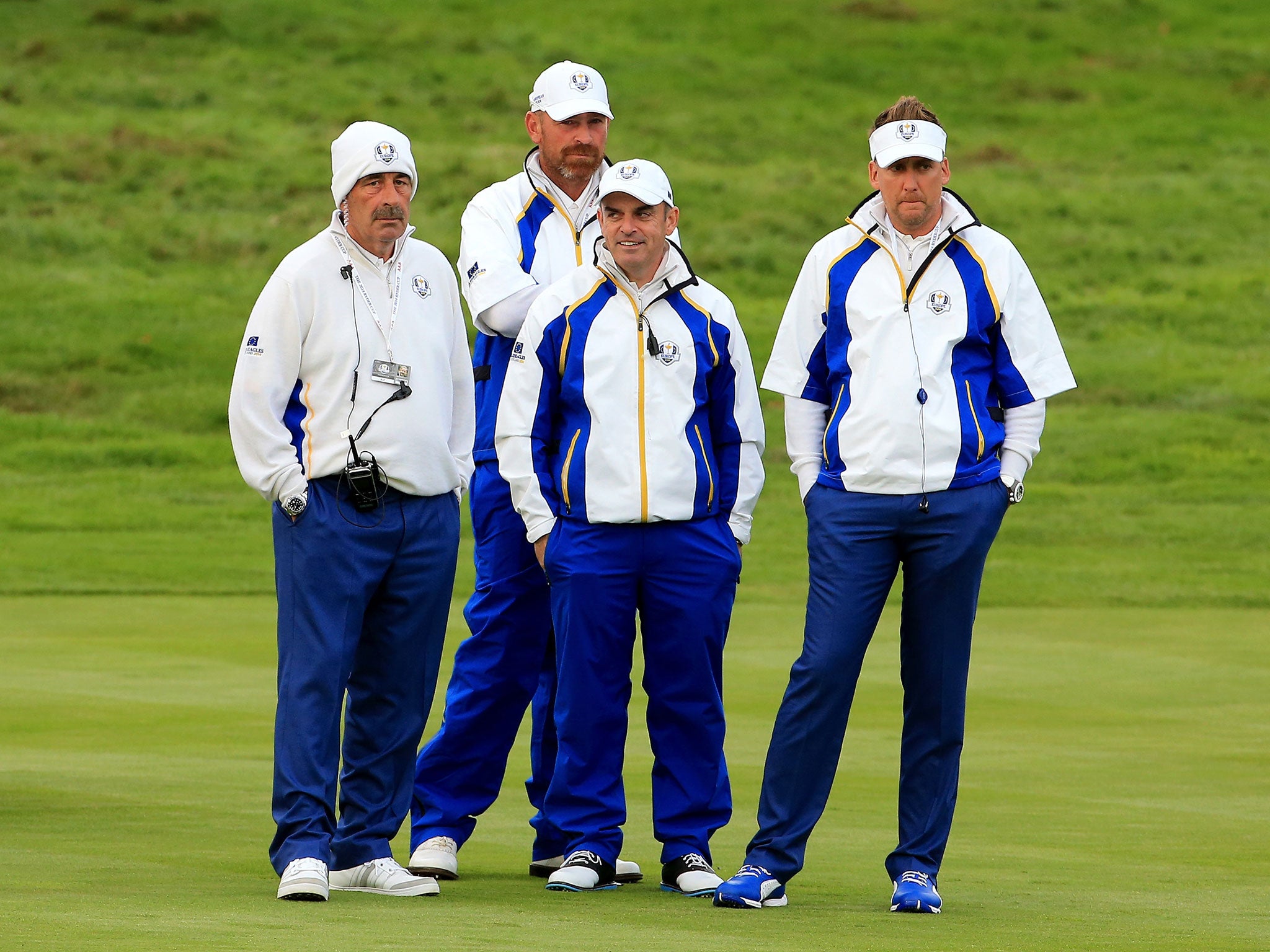 Sam Torrence, Thomas Bjorn, Paul McGinley and Ian Poulter