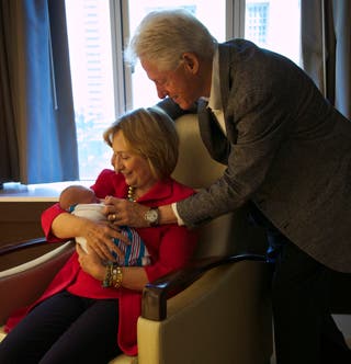 Bill and Hillary Clinton share photo of new granddaughter Charlotte
