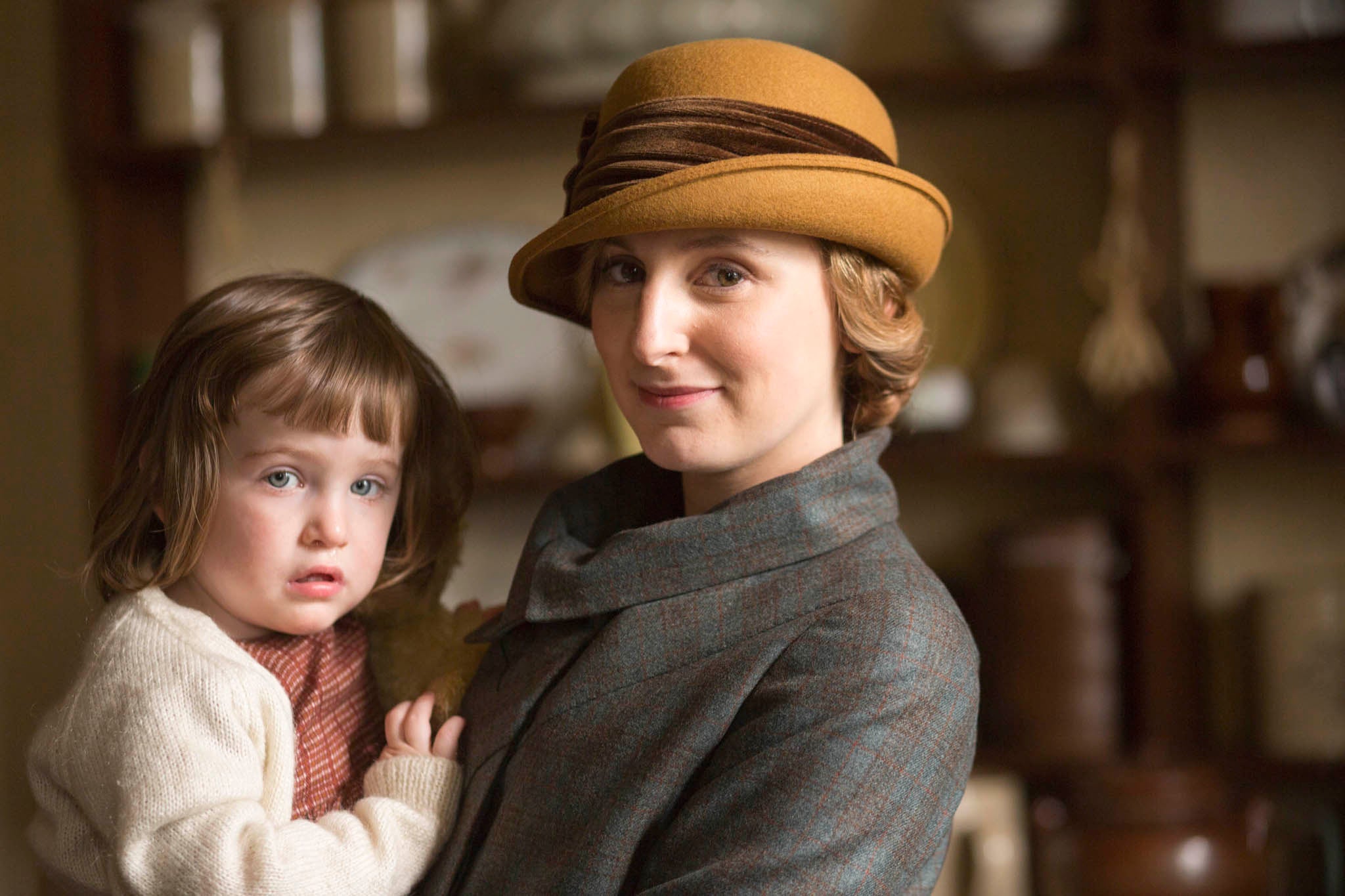 Lady Edith with her estranged daughter