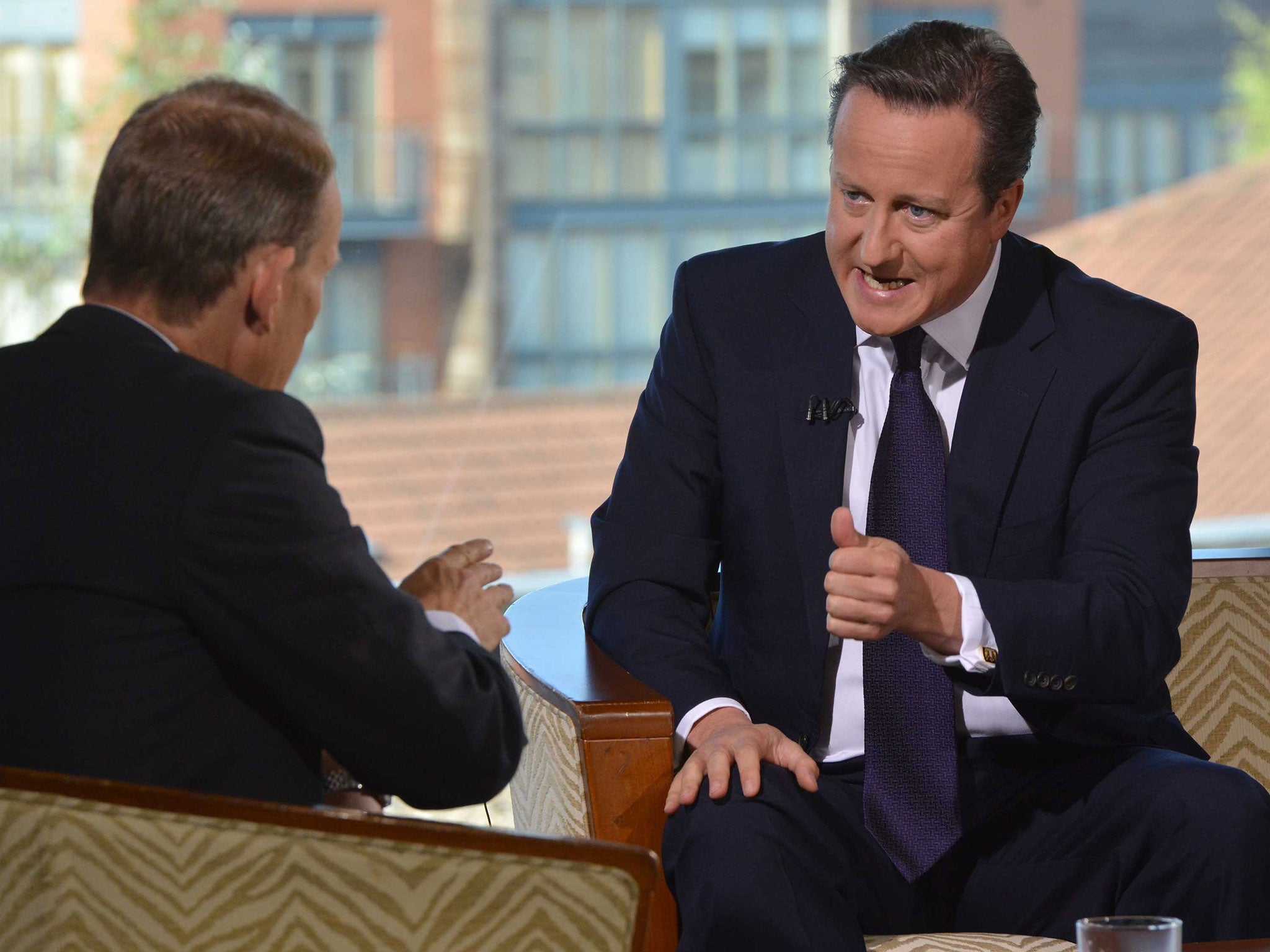 David Cameron on the ‘Andrew Marr Show’