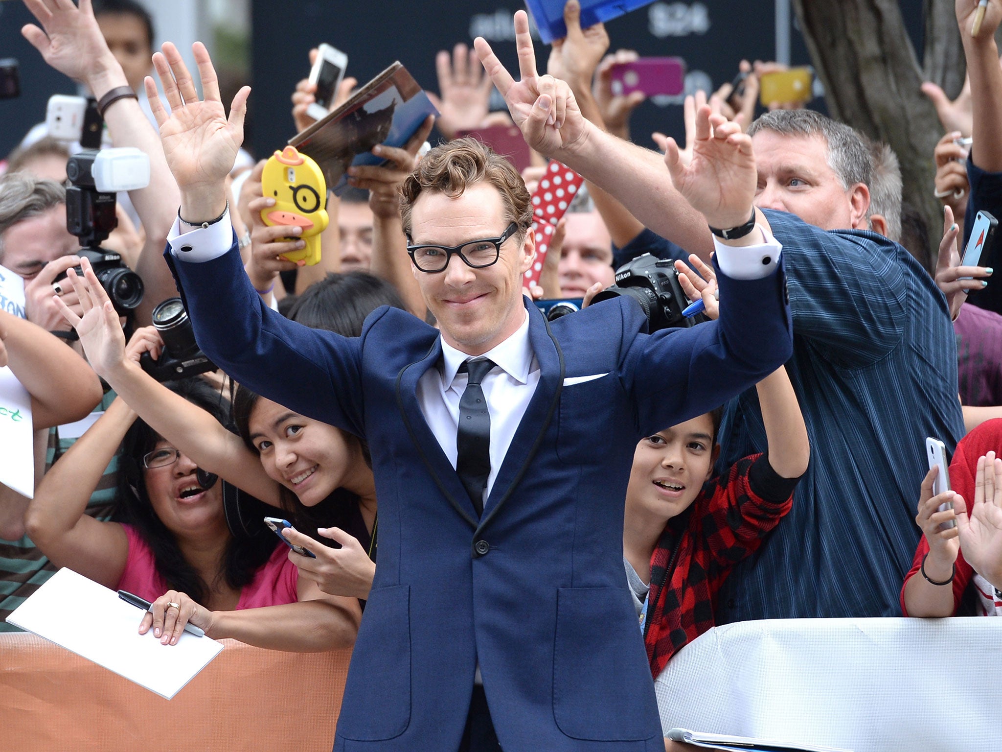 Benedict Cumberbatch attends The Imitation Game premiere at the Toronto Film Festival 2014