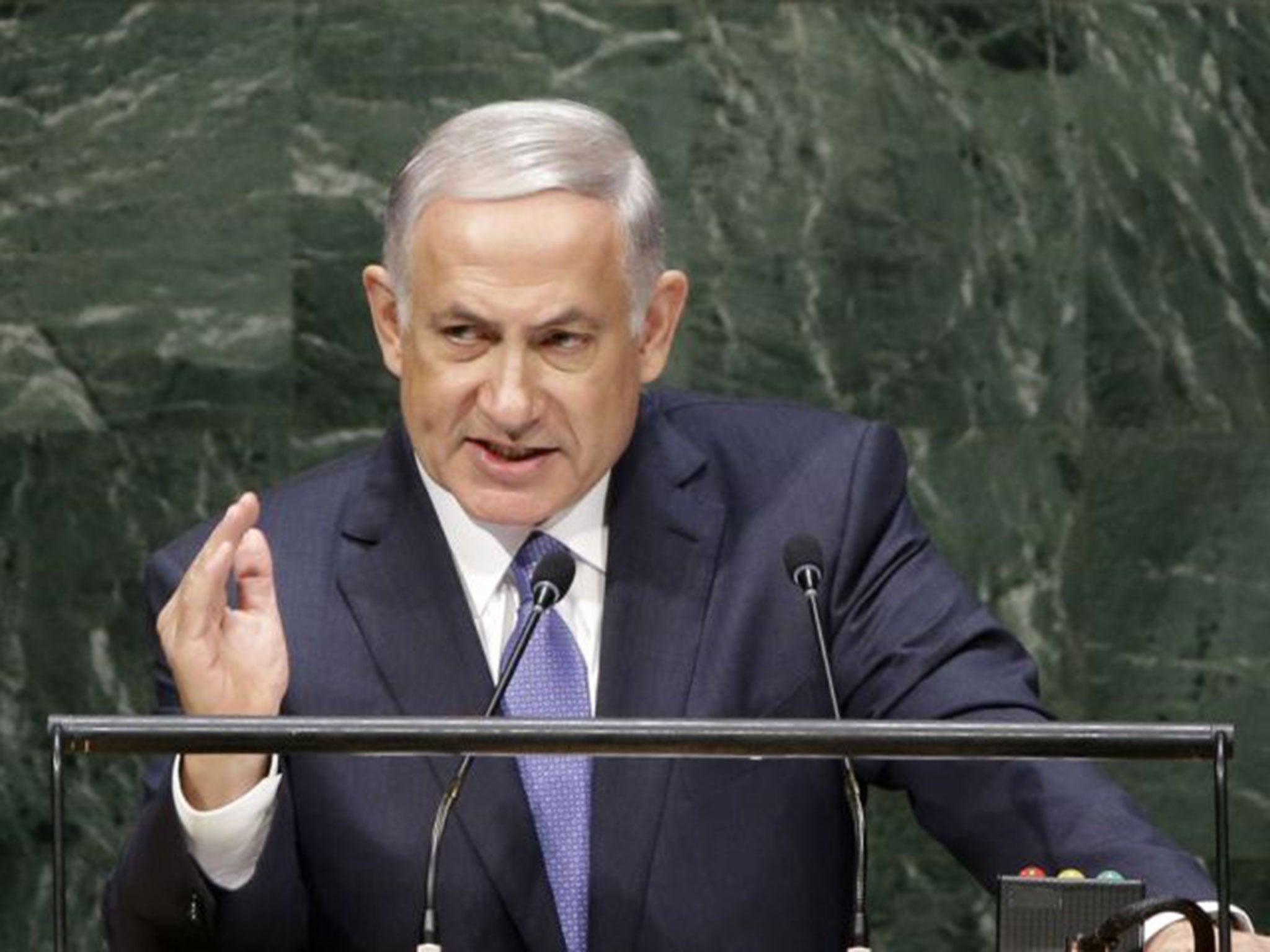 The Prime Minister of Israel spoke during the 69th session of the United Nations General Assembly on Monday
