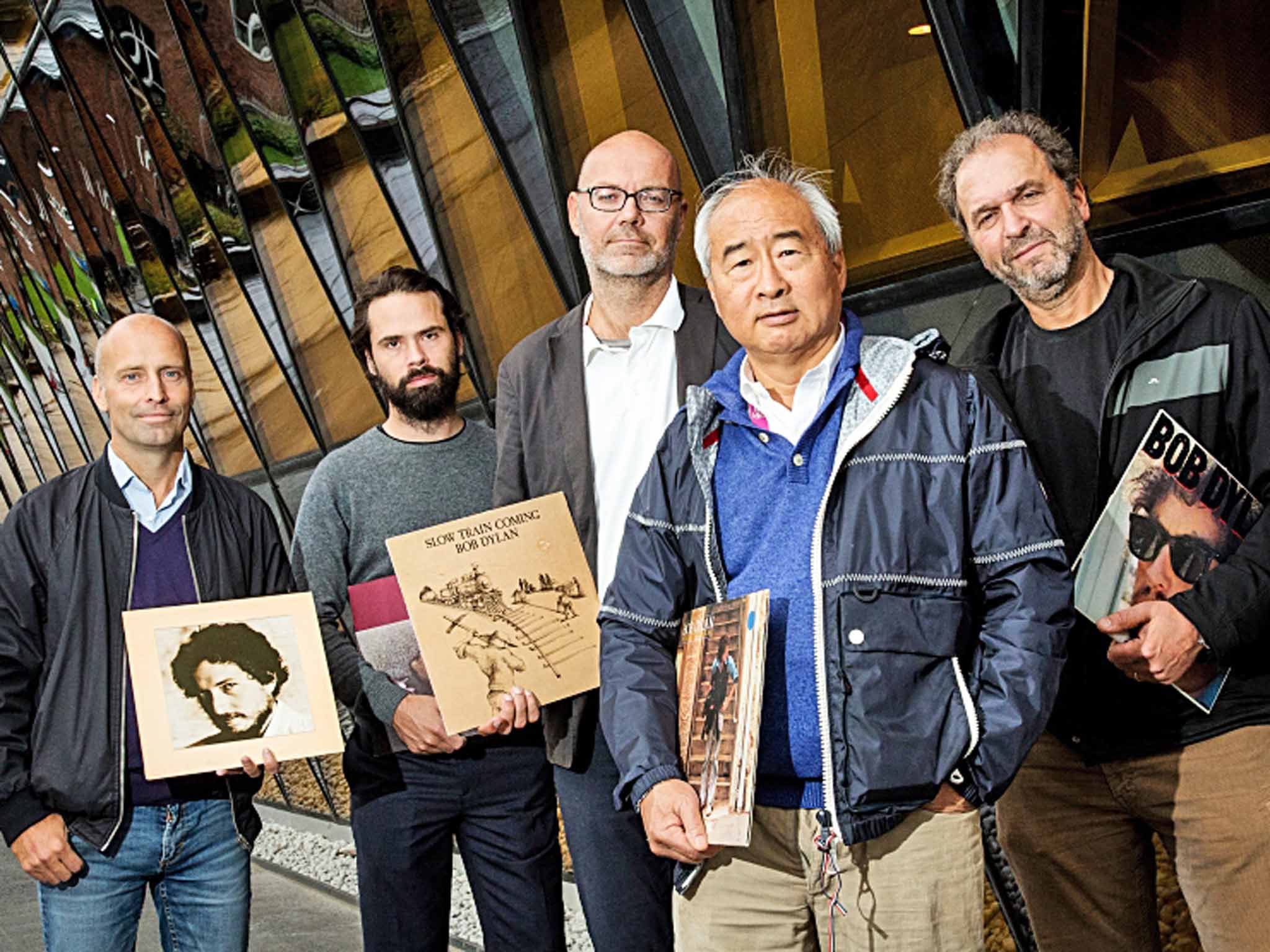 Waxing lyrical: the Swedish academics and Dylan fans with their records