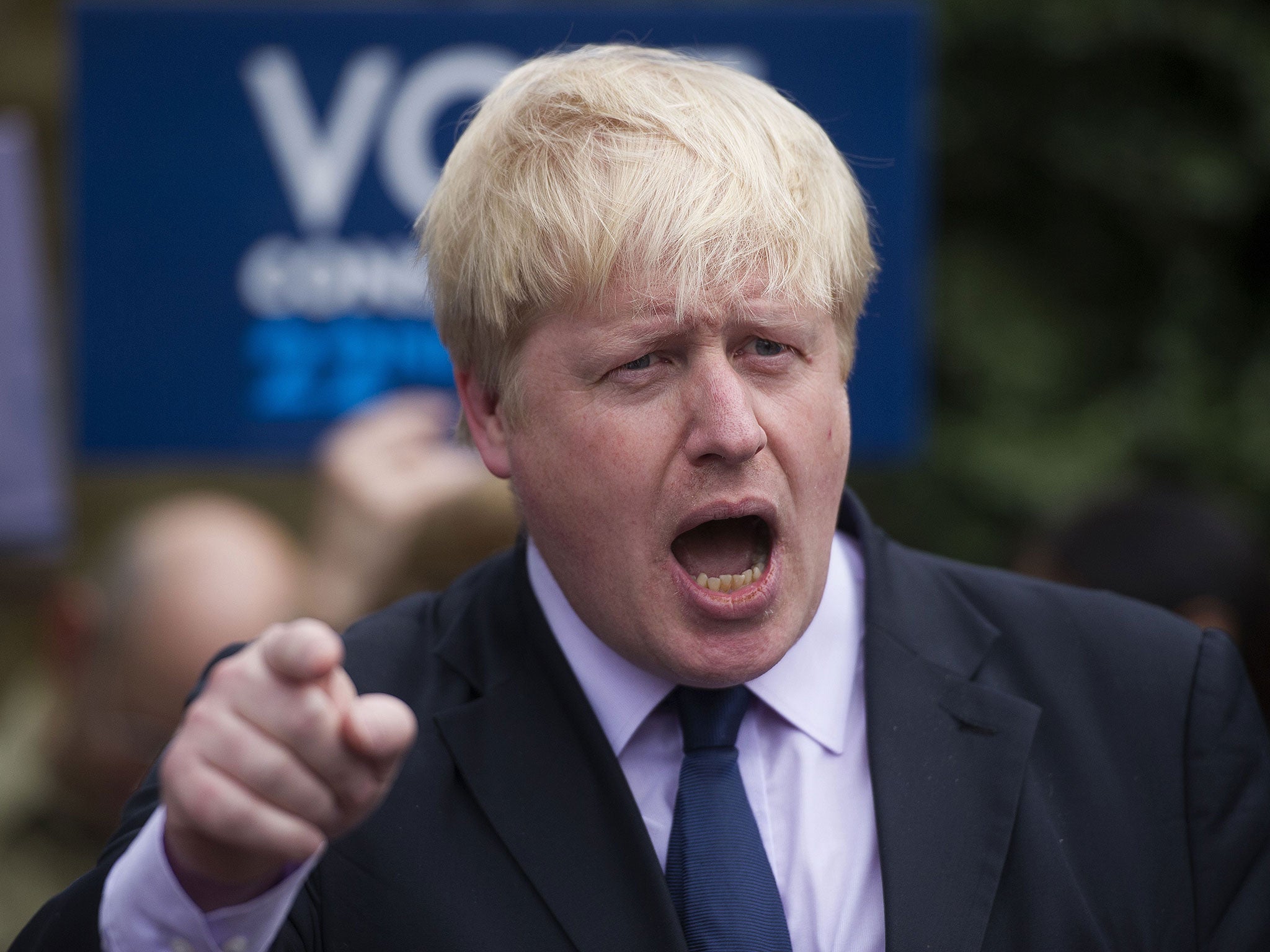 Boris Johnson said he would campaign to pull Britain out of the EU in a referendum if David Cameron's attempts to negotiate a new deal for Britain in Europe failed (Getty)