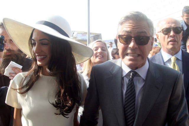 Amal Alamuddin and George Clooney officially marry in civil ceremony