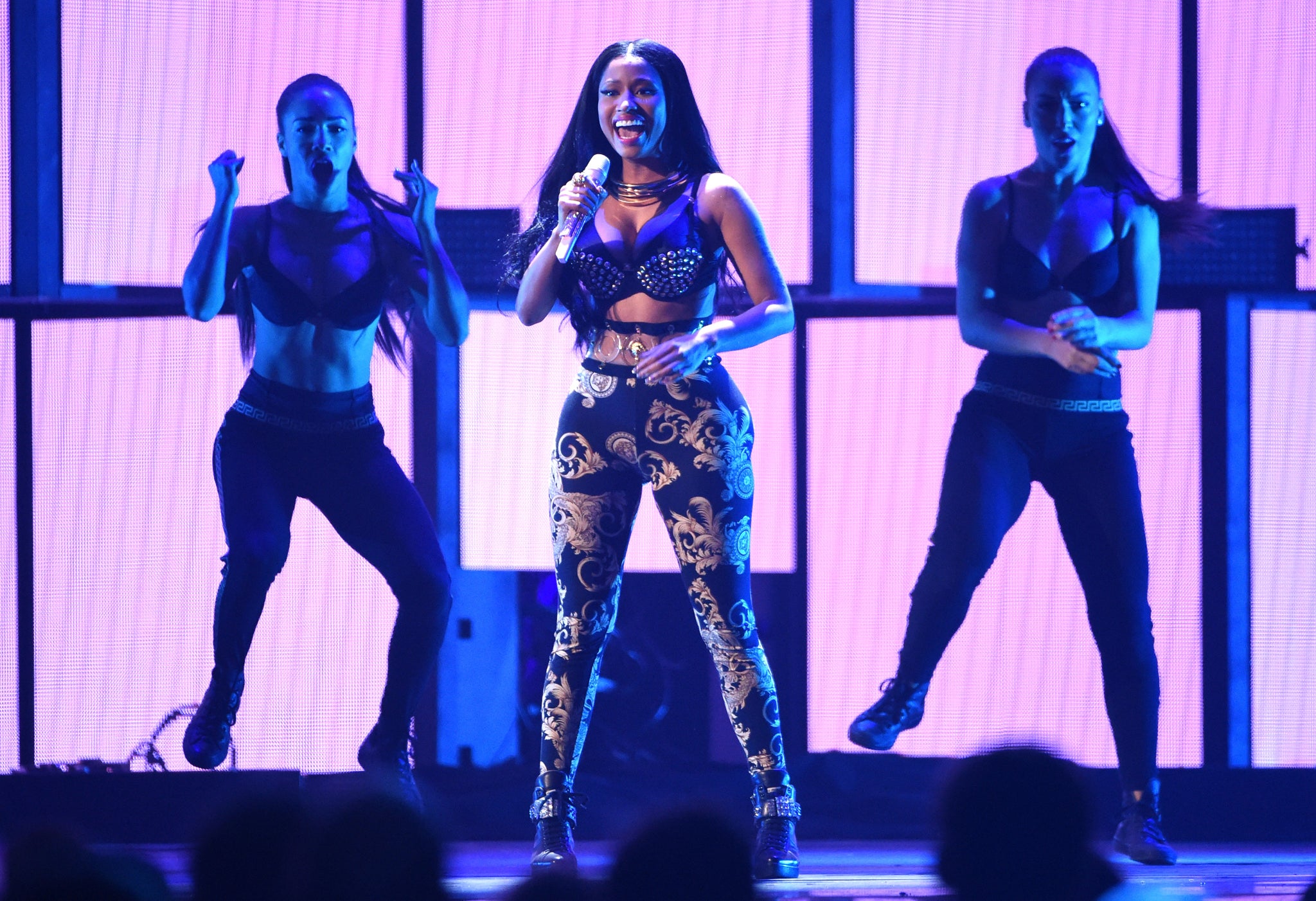 Nicki Minaj performs at the iHeartRadio Music Festival in Las Vegas