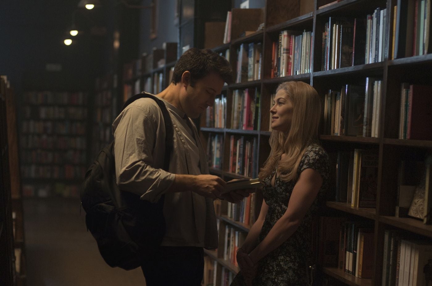 Mystery man: Ben Affleck and Rosamund Pike in '‘Gone Girl'