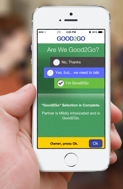 Good2Go is a questionnaire for sexual consent