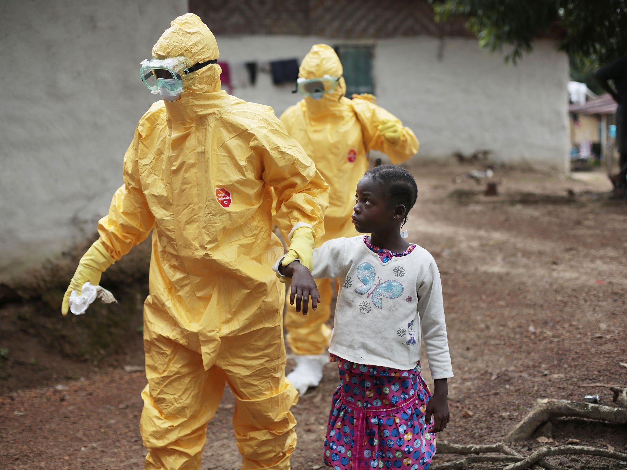 Health workers continue to test people for Ebola infection in Liberia