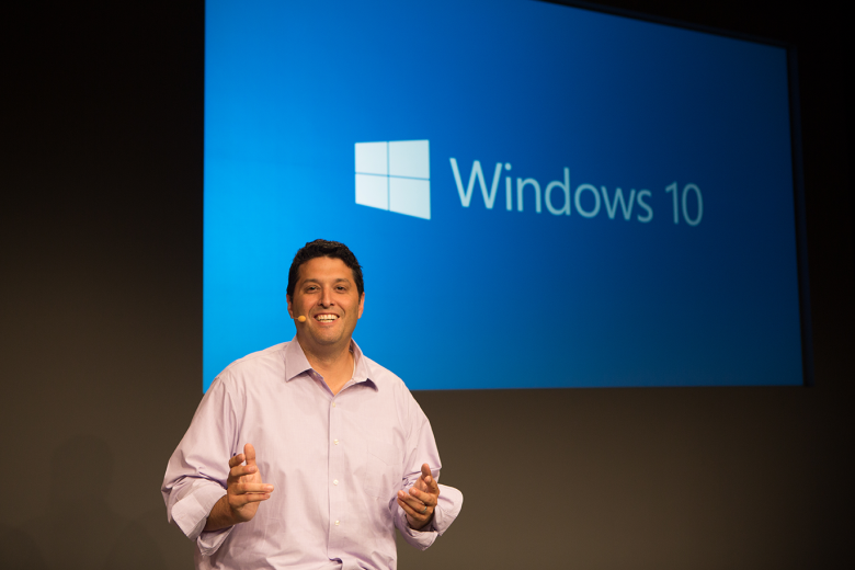 Microsoft exec Terry Myerson launches Windows 10