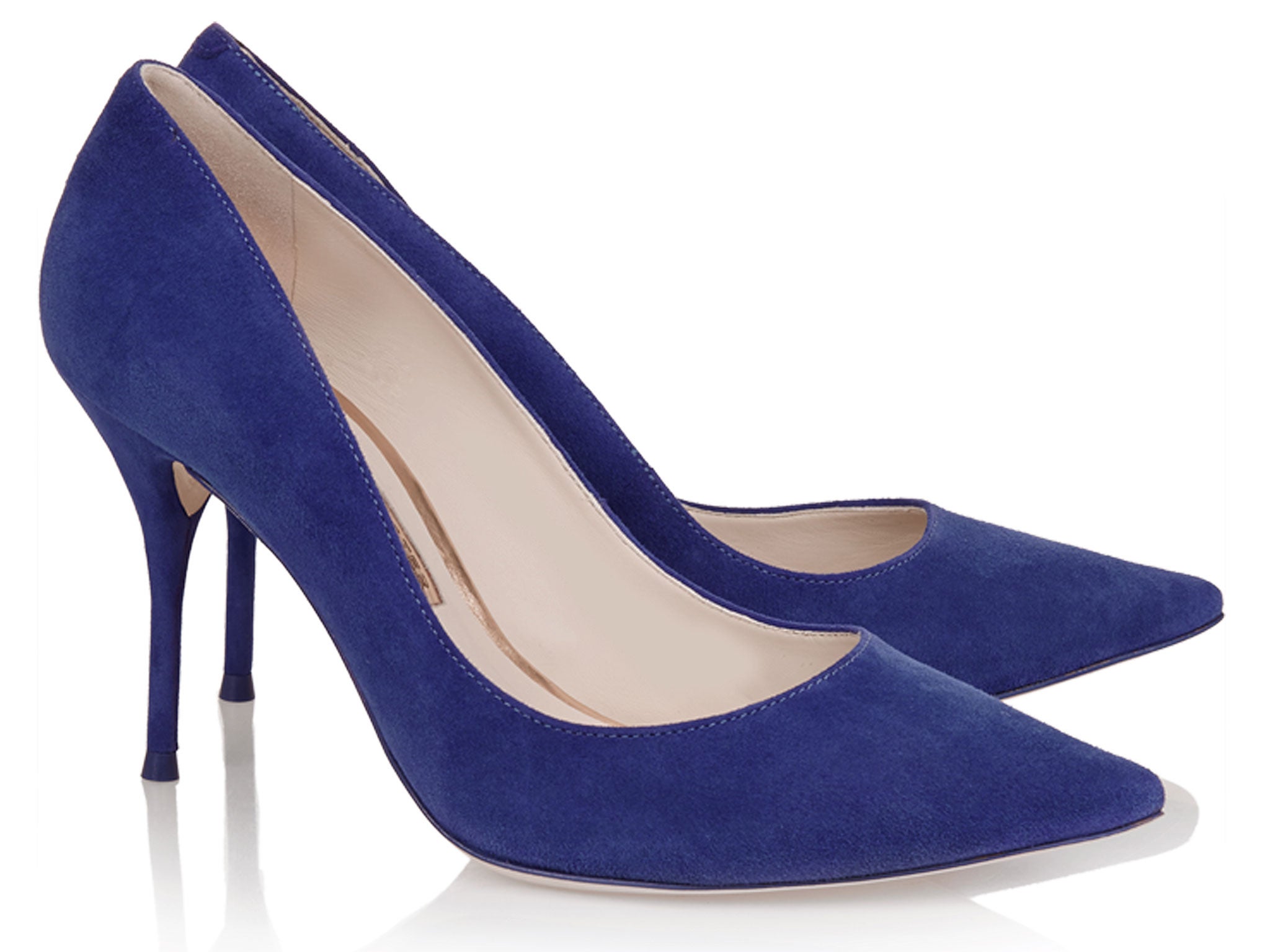 Sophia Webster's electric suede pumps for Net-A-Porter