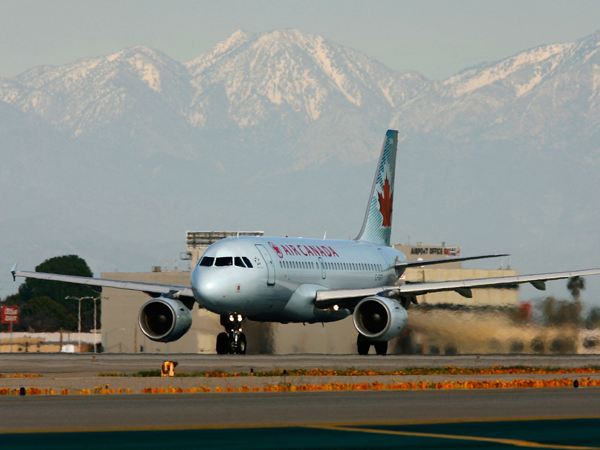 The plane had to make an emergency landing