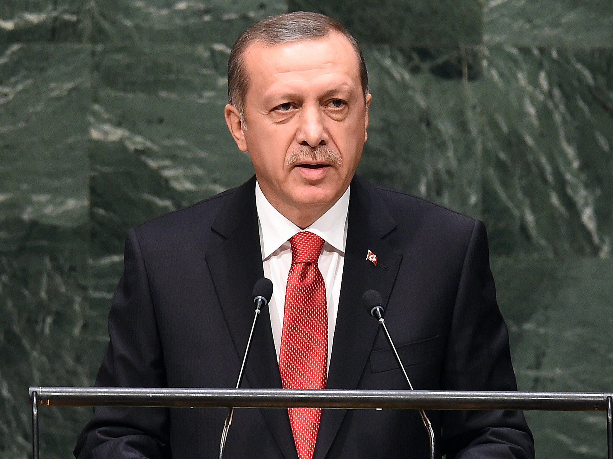 Turkish President Tayyip Erdogan has demanded an apology from US Vice President Joe Biden