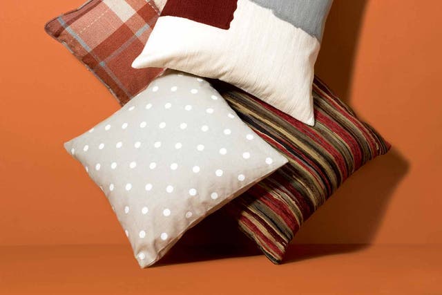 Cushions to ease the fall into autumn