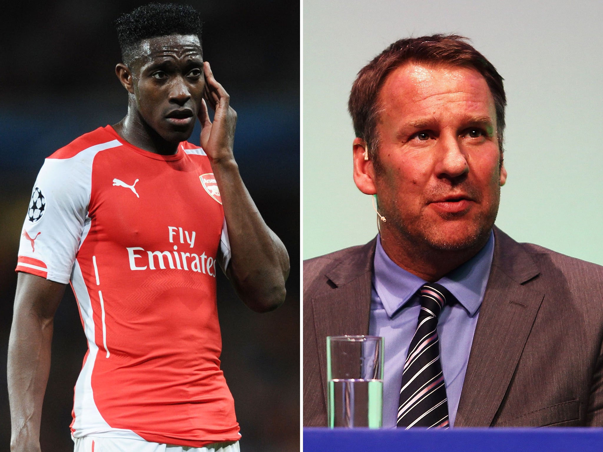 Danny Welbeck and Paul Merson