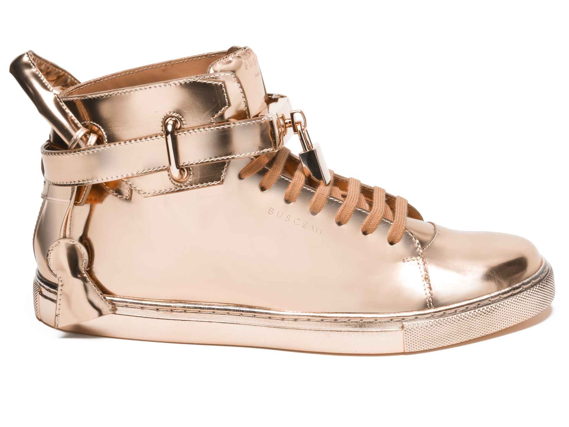 Would you wear 18kt gold plated trainers The Independent The