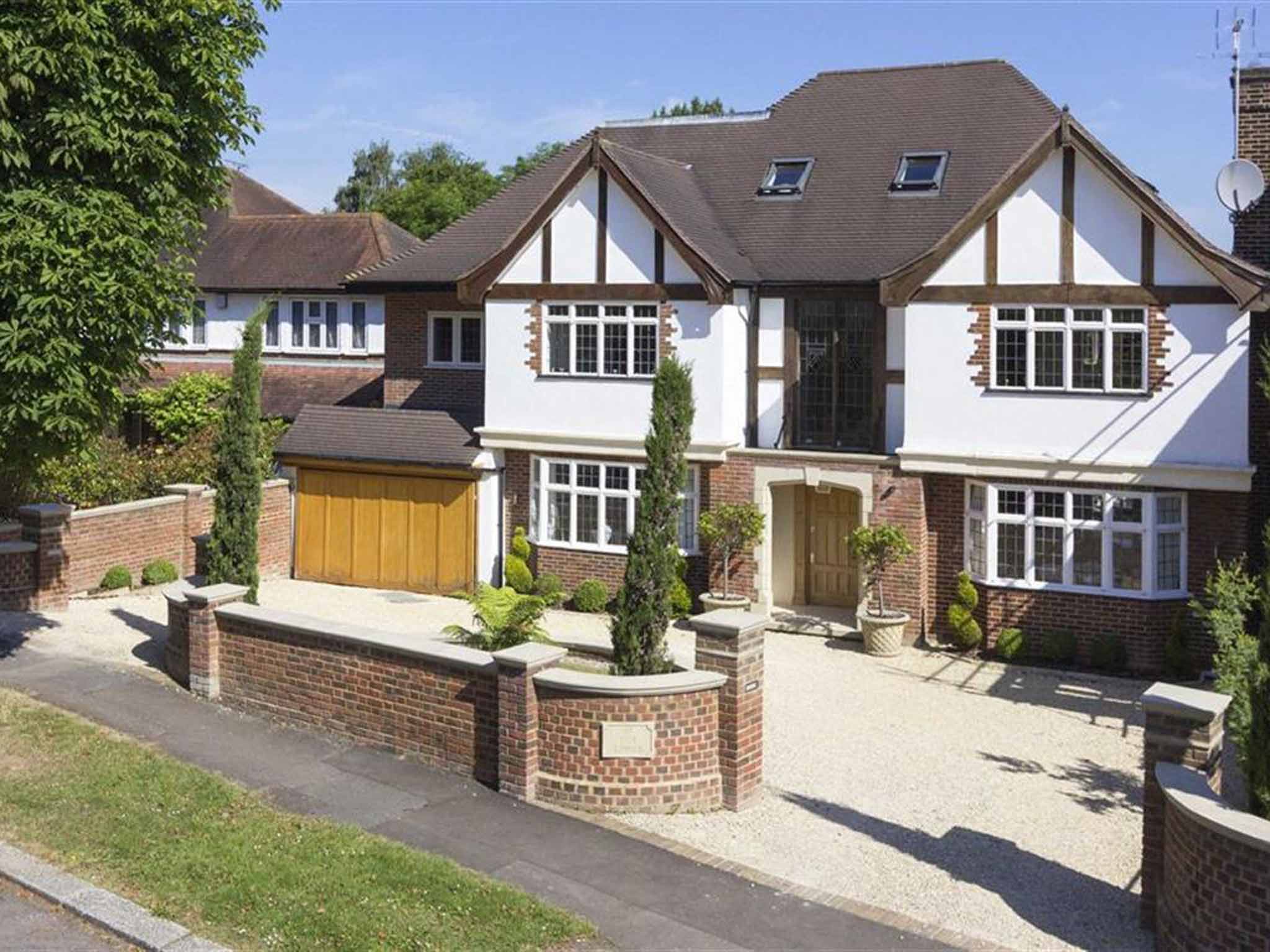 The X Factor house: Eight bedroom detached house, Lancaster Avenue, Hadley Wood, Hertfordshire EN4. On with Statons for offers over £2,500,000.
