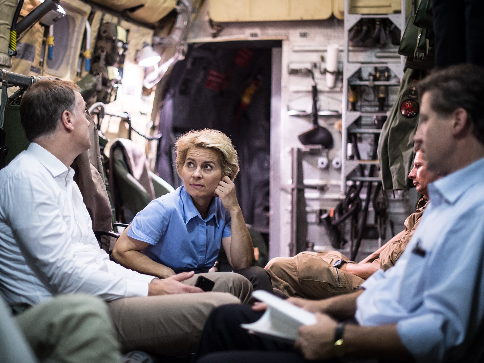 Von der Leyen’s critics accuse her of being distracted by gimmicks to make the military a more attractive career