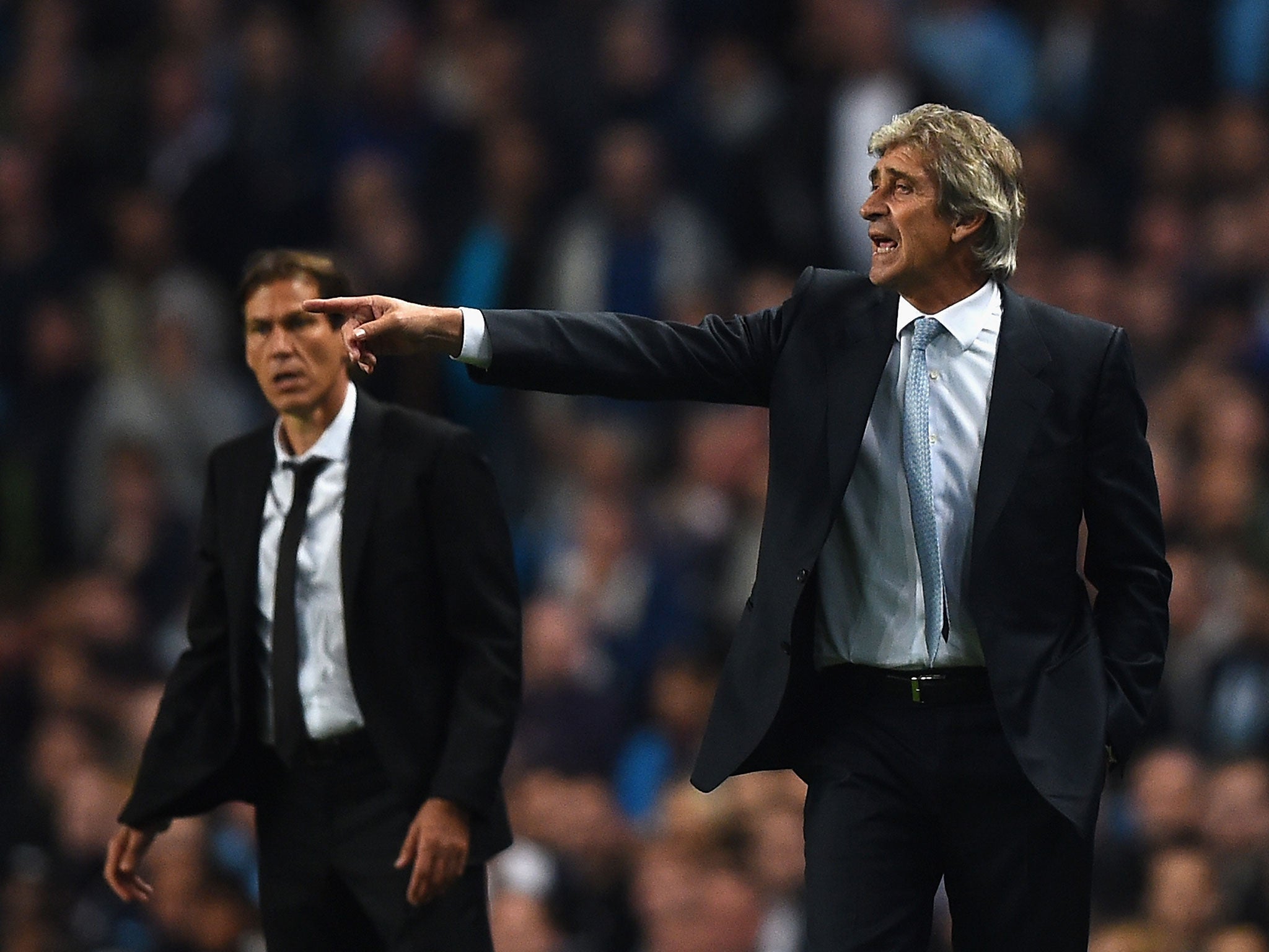 Manchester City manager Manuel Pellegrini