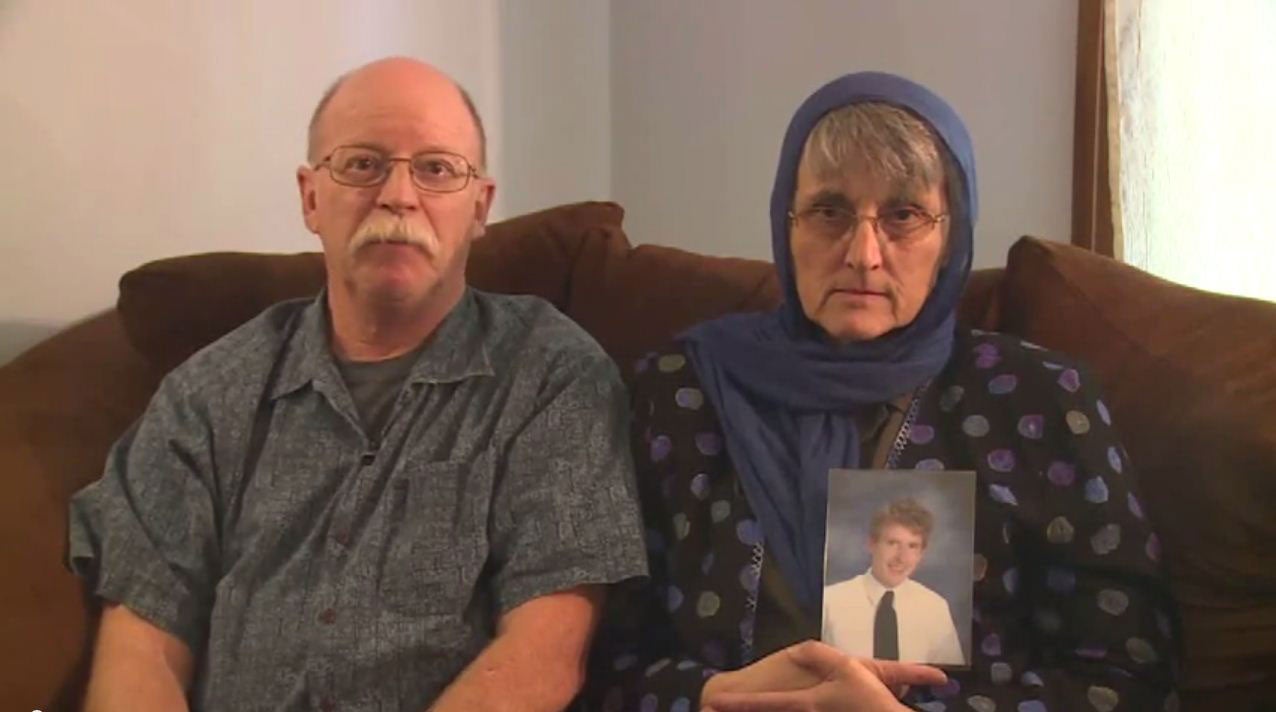 Ed Kessig with wife Paula Kessig make an appeal to their son Peter's Islamic State captor's