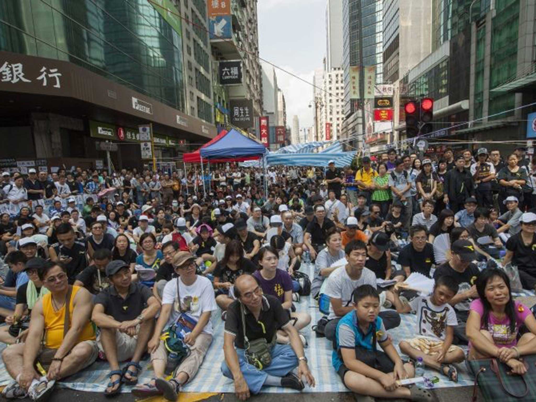 Hong Kong's chief executive has issued stark warning to protesters