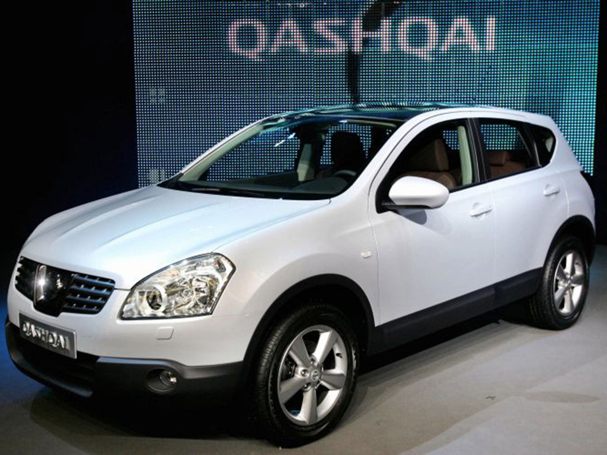 9. Stupid car names:
The Nissan Qashqai, (above). Not quite as bad as the Mazda Bongo Friendee