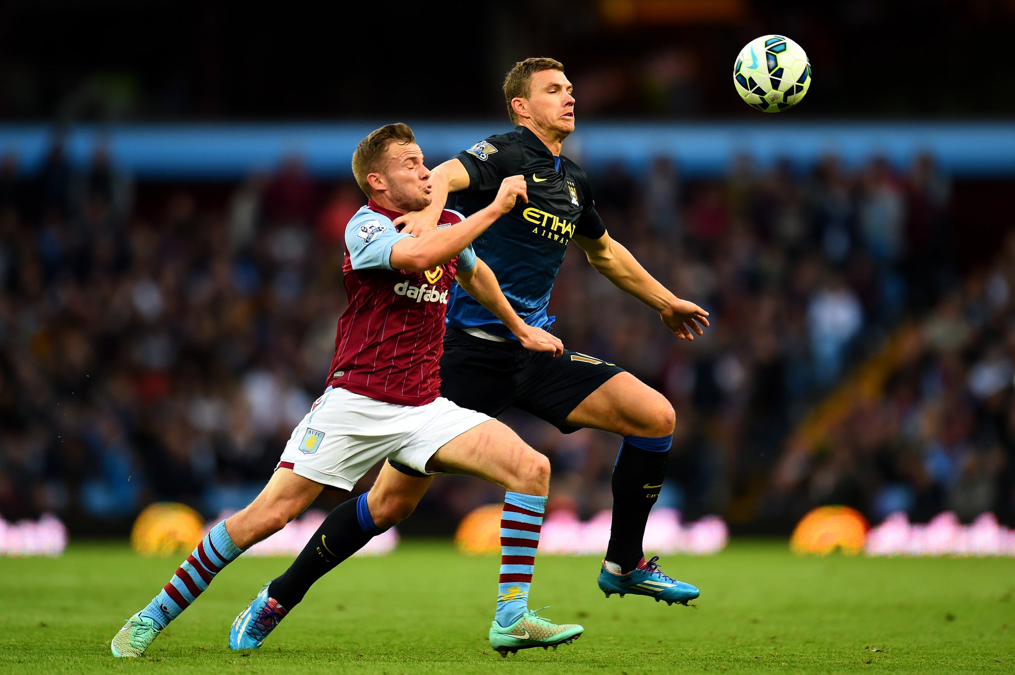 Tom Cleverley in action for Aston Villa